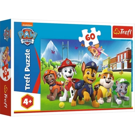 PUZZLE TREFL 60 el. Psi Patrol na  Polowanie